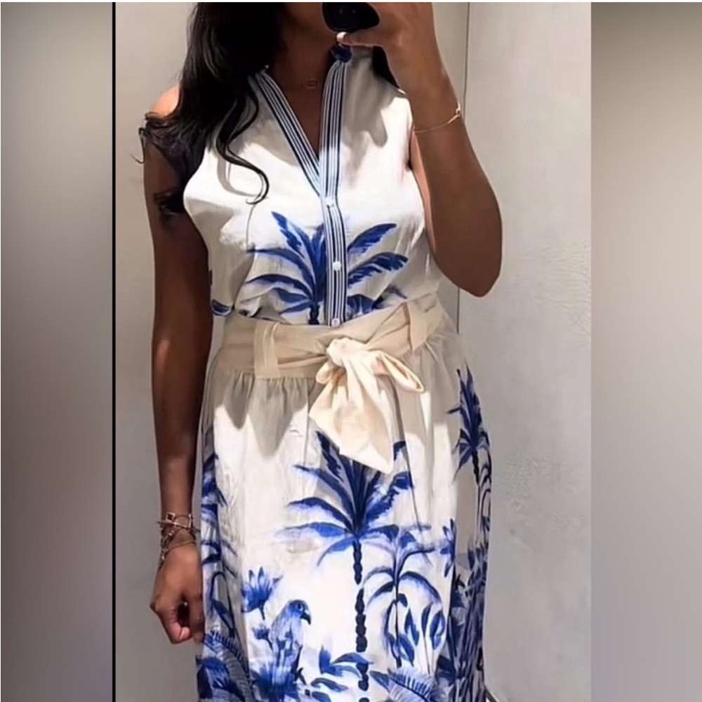 NWT Zara Tropical SKIRT Part of Coord Skirt Set